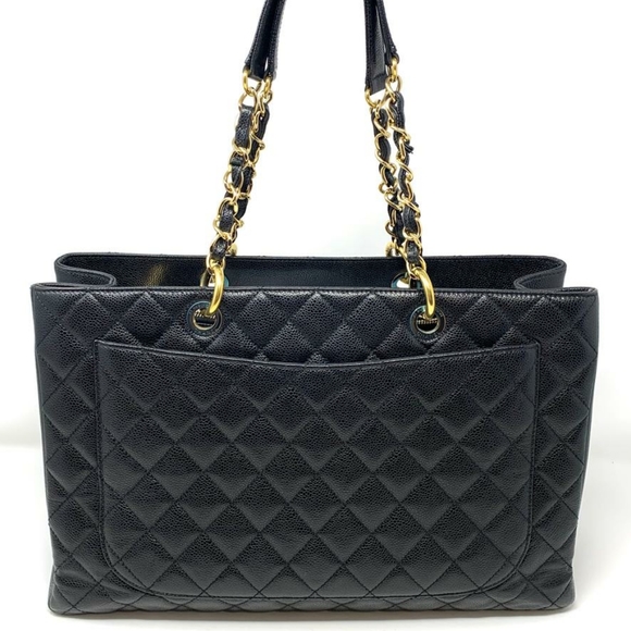 100% Auth Chanel Caviar Grand Shopping XL Tote Bag - Picture 3 of 15